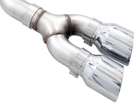 AWE Tuning 0FG 21+ Ford F150 Dual Side Exit Cat-Back Exhaust- 4.5in Chrome Silver Tips