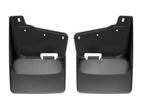 WeatherTech 20-24 Chevrolet Silverado 2500HD/3500HD Rear No Drill Mudflaps - Black