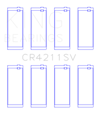 King Engine Bearings 99-07 BMW M47 D20 Connecting Rod Bearing Set