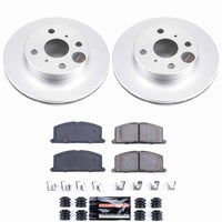 Power Stop 90-92 Geo Prizm Front Z23 Coated Brake Kit
