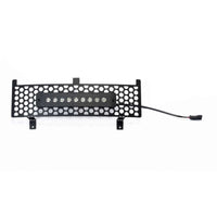 Putco 15-19 Chevy Silv HD SS Black Punch Design Bumper Grille Insert w/ Curved Flush 10in Light Bar