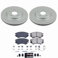 Power Stop 10-15 Chevrolet Camaro Front Z23 Coated Brake Kit