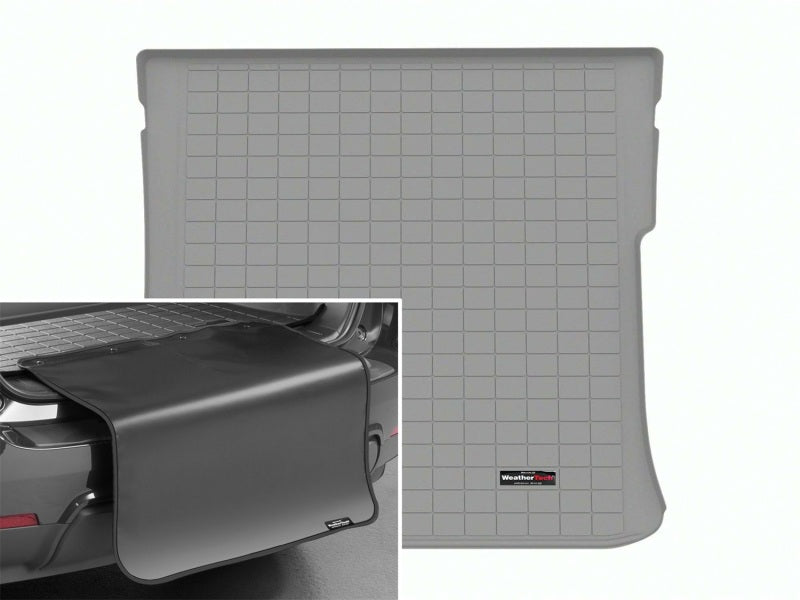 WeatherTech 2023 Mercedes-Benz EQS SUV X296 5-Passenger Cargo Liner w/Bumper Protector  - Grey
