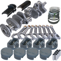 Eagle Chevy 350 3.750in Crank 6.000in I-Beam Rods -16cc 4.040in Pistons Rotating Assembly