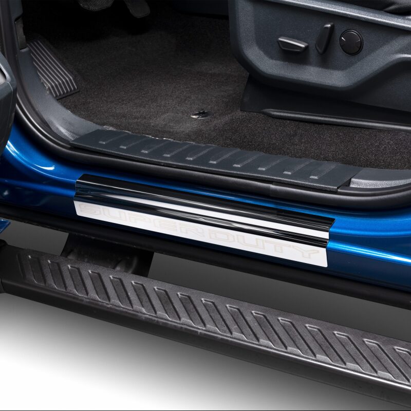 Putco 17-20 Ford SuperDuty Crew Cab w/ SUPERDUTY Etching - 4pcs SS Door Sills