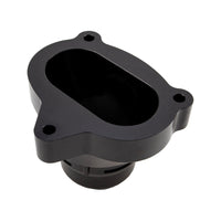 Wehrli 11-25 Ford Power Stroke 6.7L Billet Aluminum Thermostat Housing - Black Anodized