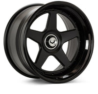 Vossen GEN-01 3pc 20x9 / Centerlock /- Satin Blk Cntr / Gloss Blk Out Wheel - (Aventador - Front)