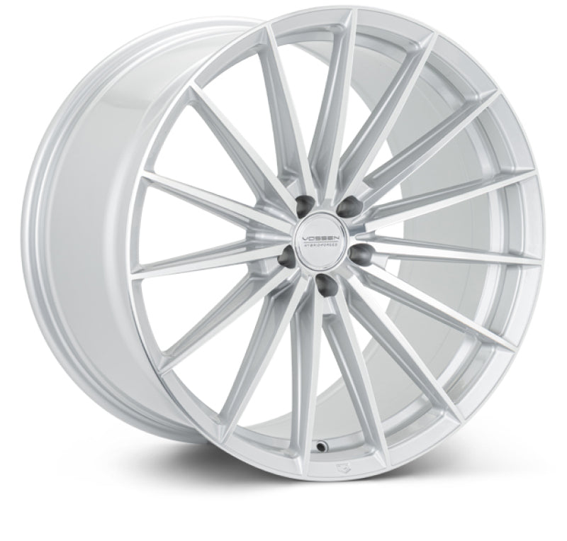 Vossen HFX-4 20x9 - 5x112 - ET32 - Flat - 66.5 - Silver Polished Wheel