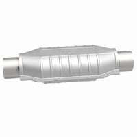 MagnaFlow Univ Cat Conv 2.25in Inlet/Outlet Ctr/Ctr Oval 12in Body L x 6.5in W x 16in Overall L
