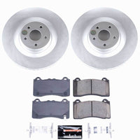 Power Stop 16-18 Ford Focus Front Z23 Coated Brake Kit