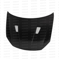 Seibon 10-11 VW Golf GTI 5K/MK6 TM Carbon Fiber Hood w/ Shaved Emblem