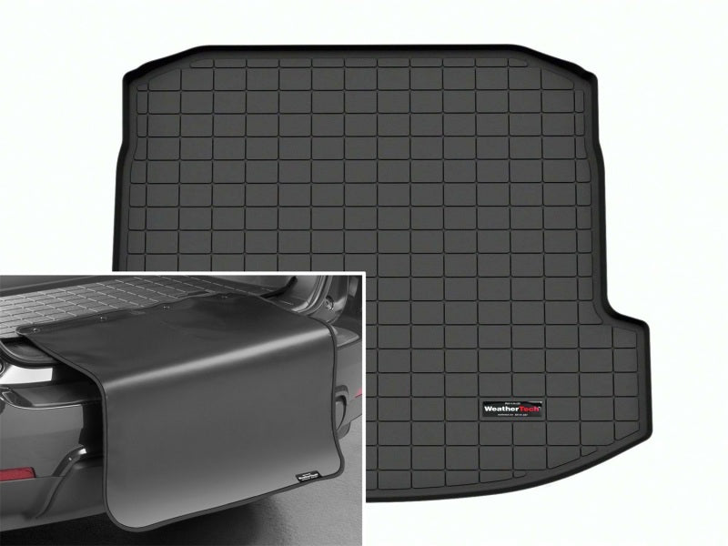 WeatherTech 2022 Audi A3 Sedan (FWD) Trunk Cargo Liner w/Bumper Protector - Black