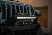 DV8 Offroad 20in Halo Elite Single Row Light Bar with Accent Light - White/Amber