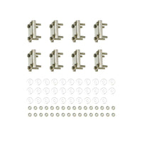 Westin Premier 4 Oval Nerf Step Bars 85 in - Stainless Steel