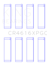 King Engine Bearings Subaru FA20 (Size .026) pMaxKote Performance Rod Bearing Set