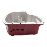 Wehrli 11-16 GM Duramax WCFab X PPE High Capacity Aluminum Oil Pan - Candy Red