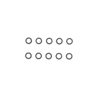 Cometic Harley-Davidson Small Pushrod Cover Seal Sq.Cut36-80 Sports.,Shovel,Pan, 50Pk