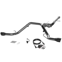 QTP 2014-2018 Silverado/Sierra QTP Screamer Split Rear Exit Cat Back Black Tips