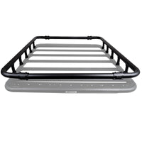 Go Rhino SRM500 Quad Rail Kit (For 65in. Long Rack) - Tex. Blk (Rails ONLY - Req. Platform)