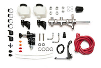 Wilwood kit M/C remote tandem 1.00 W/PUSHROD W/P-VALVE powdercoat chrome