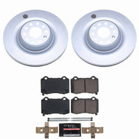 Power Stop 12-21 Tesla S Rear Z23 Coated Brake Kit