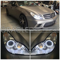 Oracle 04-10 Mercedes Benz CLS LED Headlight Halo Kit - Green