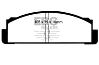 EBC 68-83 Fiat 124 1.6 Greenstuff Rear Brake Pads