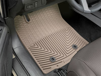 WeatherTech 2016+ Toyota Tacoma Access/Double Cab (A/T Only) Front Rubber Mats - Tan