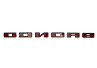 Ford Racing 2021+ Bronco Grille Lettering Overlay Kit - Black