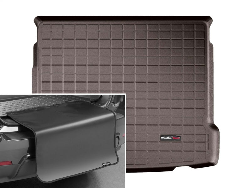 WeatherTech 15+ Audi Q3 Cargo Liners With Bumper Protector - Cocoa