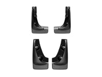 WeatherTech 19+ Jeep Cherokee No Drill Mudflaps Standard Fender Flares - Black