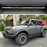 Go Rhino 21-26 Ford Bronco (4dr) 4000 Series Side Steps - Cab Length - Tex. Blk