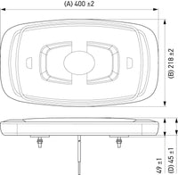 Hella L/Bar Mini 16In Led (Mv Fxd Amb/Wht)
