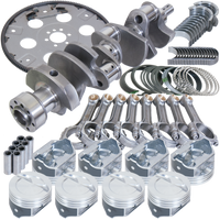 Eagle Chevy 350 1Pc 3.750in Crank 5.700in I-Beam Rods 4.000in Pistons 168 Tooth FP Balanced Assembly