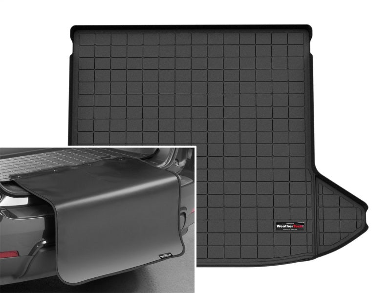 WeatherTech 2022+ Hyundai Tucson Hybrid Cargo Liner w/ Bumper Protector - Black