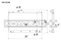 Koyo 01-05 Lexus IS300 (w/ Manual Transmission) Racing Radiator