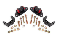 BMR Suspension 14-19 Chevrolet Corvette Motor Mount Kit - Black Hammertone