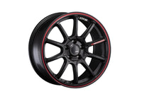 SSR GTV05 4x100 15x5.0 Offset 45 Flat Black w/ Red Line