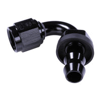 Russell 6AN Twist-Lok 120 Degree Hose End - Black
