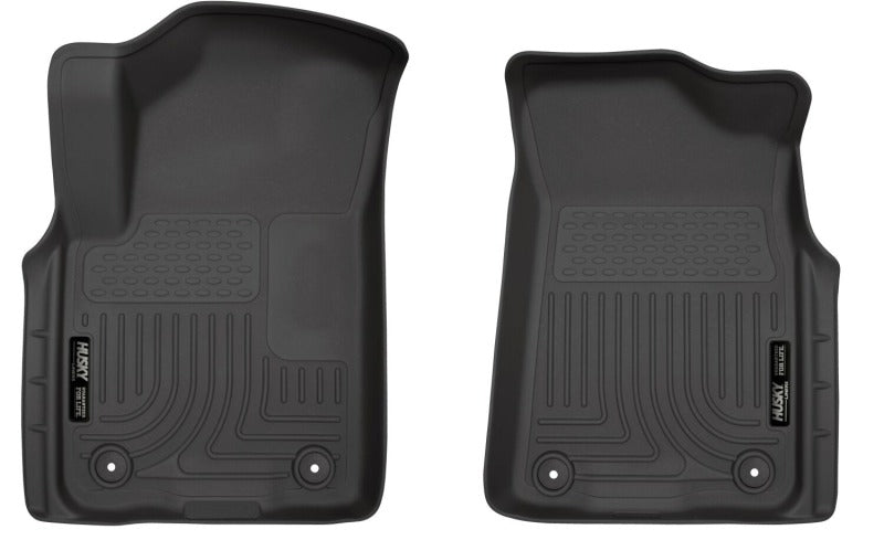 Husky Liners 19-24 Nissan Armada/Infiniti QX80 WeatherBeater Front Floor Liner - Black