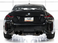 AWE Tuning 23-24 BMW G87 M2 Track Edition Exhaust - Diamond Black Tips