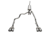 Corsa 2019-2025 GMC Sierra 1500 Cat-Back Dual Rear Exit with Twin 4in Polished Pro-Series Tips
