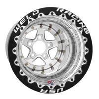 Weld Alumastar 1-Piece 17x3.5 / Strange Spindle / 1.75in. BS Black Wheel - Non-Beadlock