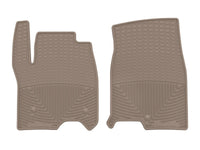 WeatherTech 2021+ Cadillac Escalade Front Rubber Mats - Tan