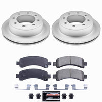 Power Stop 06-16 Chevrolet Express 2500 Rear Z23 Coated Brake Kit