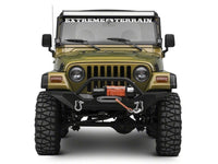 Raxiom 97-06 Jeep Wrangler TJ 50-In LED Light Bar Windshield Mount w/ Auxiliary Bracket