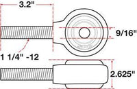 SPC Performance xAxis Rod End Ball Joint