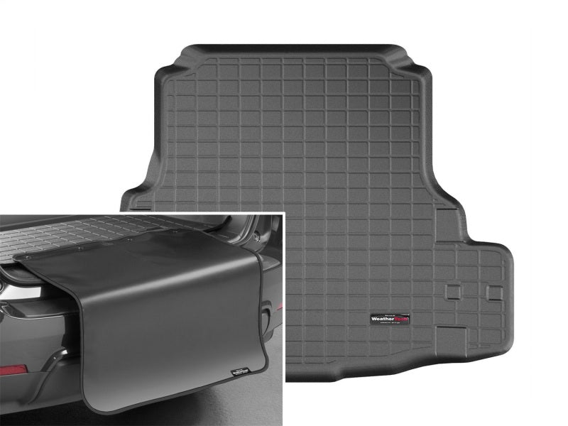 WeatherTech 2015+ Lexus RC Cargo With Bumper Protector - Black