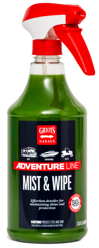 Griots Garage Adventure Line Mist and Wipe 25oz