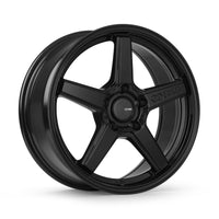 Enkei Quasar 19x8in / 5x120 BP / 55mm Offset / 72.6mm Bore - Gloss Black Wheel